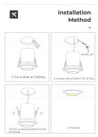 Spot Light LED Recortable 7W 12W En Forma Redonda De Aluminio Para Techo Con Ángulo Ajustable COB Para Iluminación Interior En Habitaciones - details 17