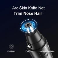 Afeitadora Eléctrica Para Nariz Y Orejas Trimmer De Barba Para Hombres Y Mujeres Kit De Limpieza Raspador De Cejas Y Cuello - details 3
