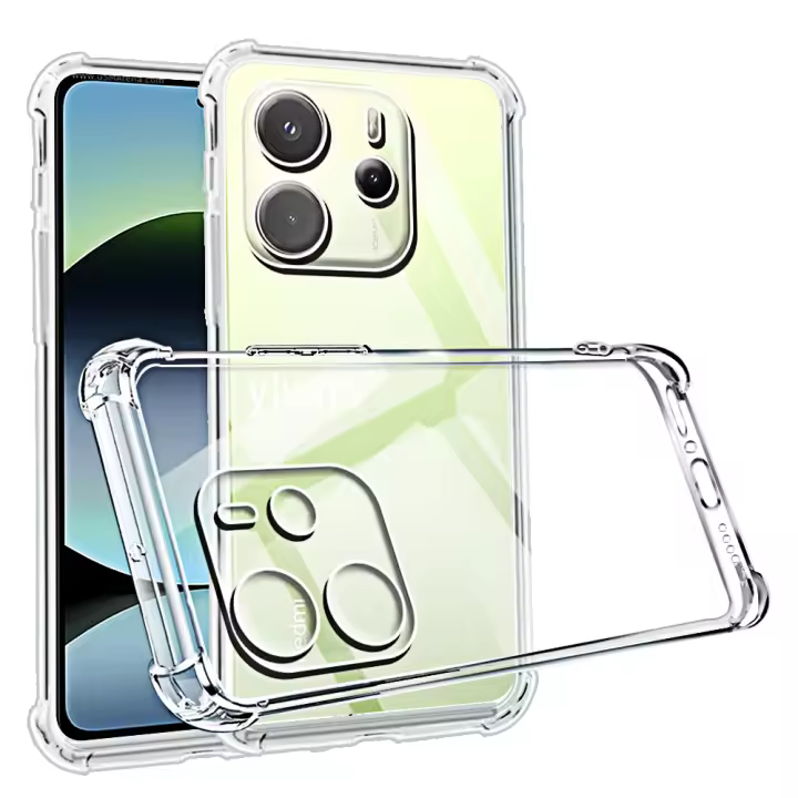 Funda De Teléfono Antigolpe Para Xiaomi Redmi Note 14 4G 14Pro 14ProPlus 5G Cubierta Trasera Transparente Y Clara Accesorios Para Teléfonos móviles - 1