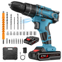 3 in 1 Cordless Impact Drill Brushed Electric Screwdriver  Electric Hammer Drill Mini Wireless Hand Drill Lithium-Ion Battery Power Tools Perfect For Gifts - details 9