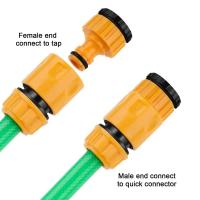 Conector Rápido De Jardín 6 Pcs ABS Tubo De Manguera Con Fin De Doble Hombre Adaptador Extensor Para Tubo De Manguera 1/2” - details 5