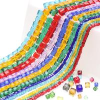 Cristal Cuadrado De 4mm 6mm 8mm Cuentas Sueltas Para El DIY De Joyería Como Pendientes Collar Y Pulseras Cuentas Espaciadoras Para Bordado - details 5