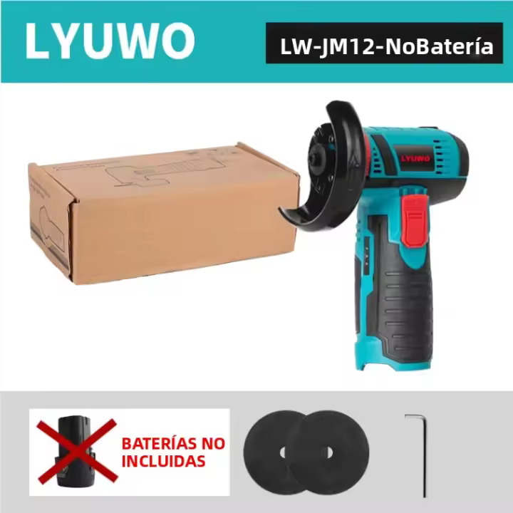 LYUWO Mini Molina De Ángulo Recargable Para El Hogar Máquina De Corte Y Pulido Eléctrica Mini Molina De Mano - 1