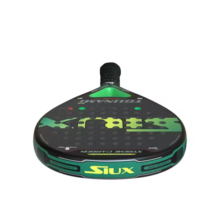 Pala de Pádel Siux Tsunami 5.0 Verde - Amarillo - 1