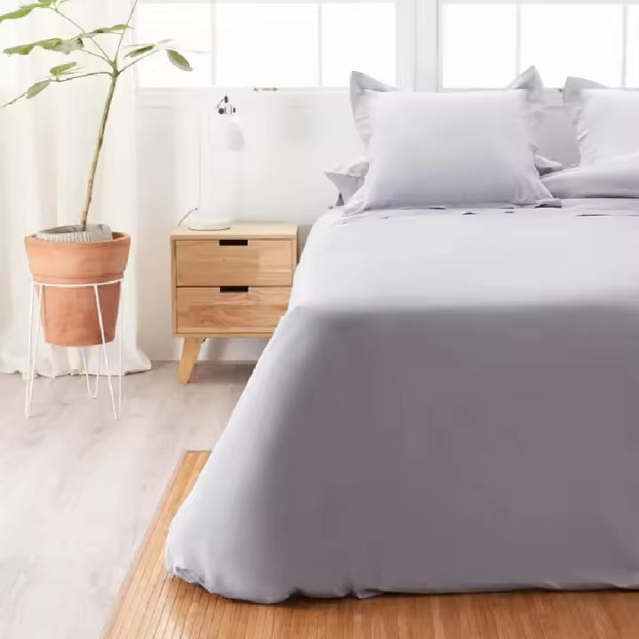 La Mallorquina - Funda Nórdica - 100% Algodón - Basic Gris - 1