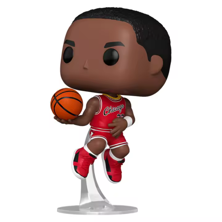 Figura Pop Nba Chicago Bulls Michael Jordan-Figura de Vinilo Coleccionable - Idea de Regalo- Mercancia Oficial - Juguetes para Niños y Adultos - Movies Fans - Muñeco para Coleccionistas y Exposición - 1