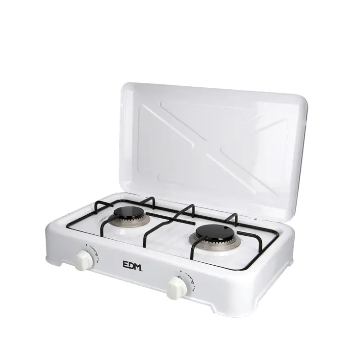 COCINA DE GAS ESMALTADA 2 FUEGOS  EDM - 1