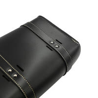 Bolsa De Sillín Para Motocicleta Honda CMX300 CMX500 Y Harley Sportster XL883 XL1200 Almacenamiento Lateral De Equipaje Y Herramientas Material De Cuero PU Y Hebilla De Libera Cierre Rápido - details 8