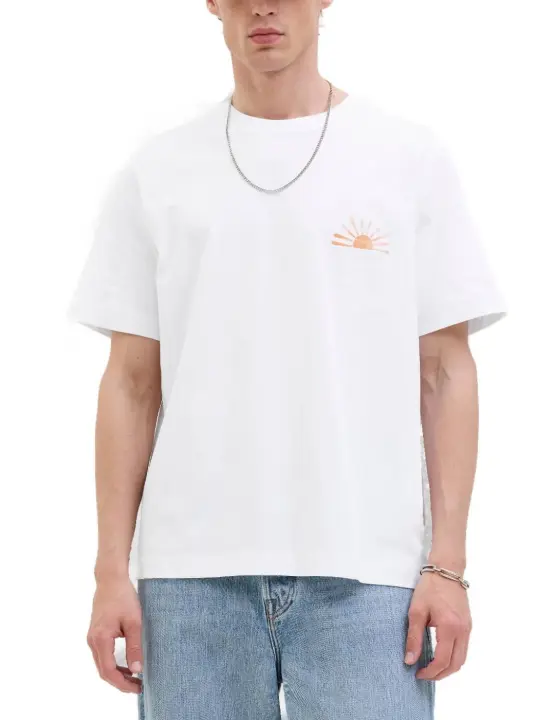 Camiseta Jack&Jones Canggu blanca manga corta de hombre - 1