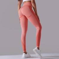 Mallas de Yoga de nailon para mujer, pantalones deportivos de cintura alta, elásticos, ajustados, transpirables, para entrenamiento - details 15
