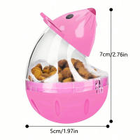 Juguete Interactivo Para Perros Y Gatos Ratón Tumbler Con Bola De Alimentos Dispositivo Antirrebandeur De Alimentos Plástico Universal - details 5