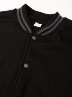 Chaqueta de béisbol para hombre, cárdigan deportivo informal y chaqueta de terciopelo con botones - details 0