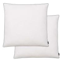 vidaXL Almohadas de Plumón/Plumas Blanco (2 unidades) Ropa Cama Hogar Decoración Dimensiones 70 x 60 cm (720 gramos), 80 x 80 cm (1100 gramos) - details 1