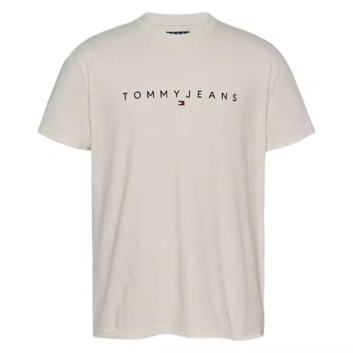 Camiseta de Manga Corta Tommy Jeans  para hombre en color beige - 1