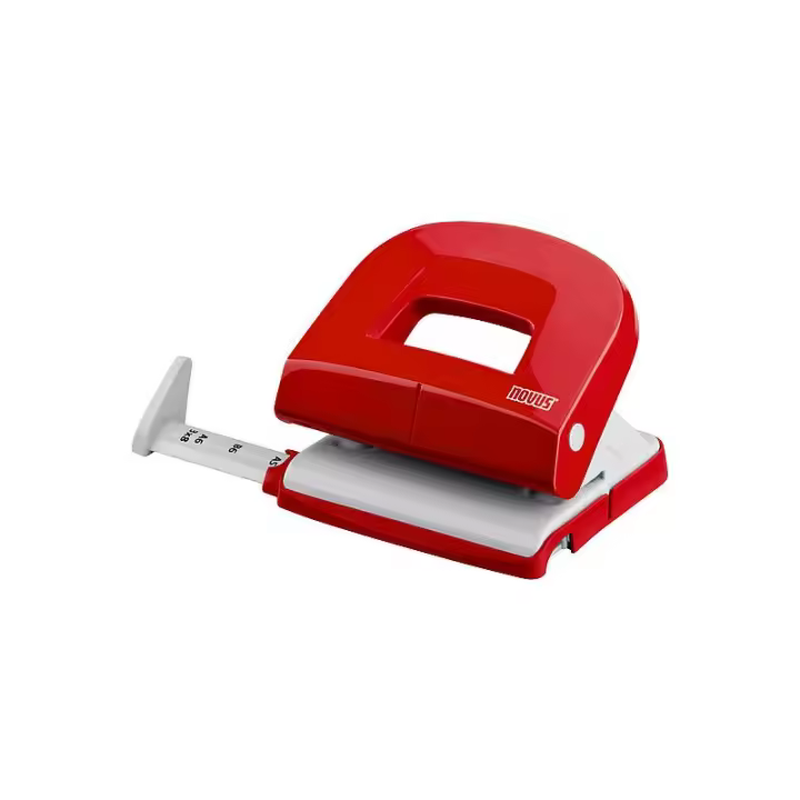 Novus - E 216 perforador de papel 16 hojas Rojo 025-0539 - 1