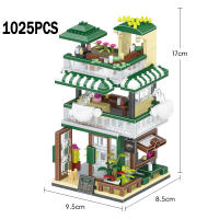Bloques De Construcción Micro Ciudad Vistas Callejeras Tienda De Flores Y Café Para Niños Y Niñas Juguetes Educativos Regalos De Cumpleaños - details 25