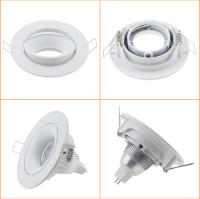 Kit De Reemplazo De Luz Bajo En Torno GU10 Black MR16 Montaje En Techo Foco Metal Soporte De Lámpara GU5.3 Para Sala De Estar - details 1