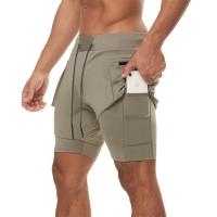 Shorts Deportivos Para Hombre 2 En 1 Running Bottoms De Playa Fitness Entrenamiento Verano Shorts De Correr - details 11