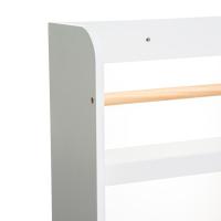 Librería infantil con 4 baldas color blanco ATMOSPHERA fabricado en MDF L. 55 x P. 15 x H. 118 cm. - details 1