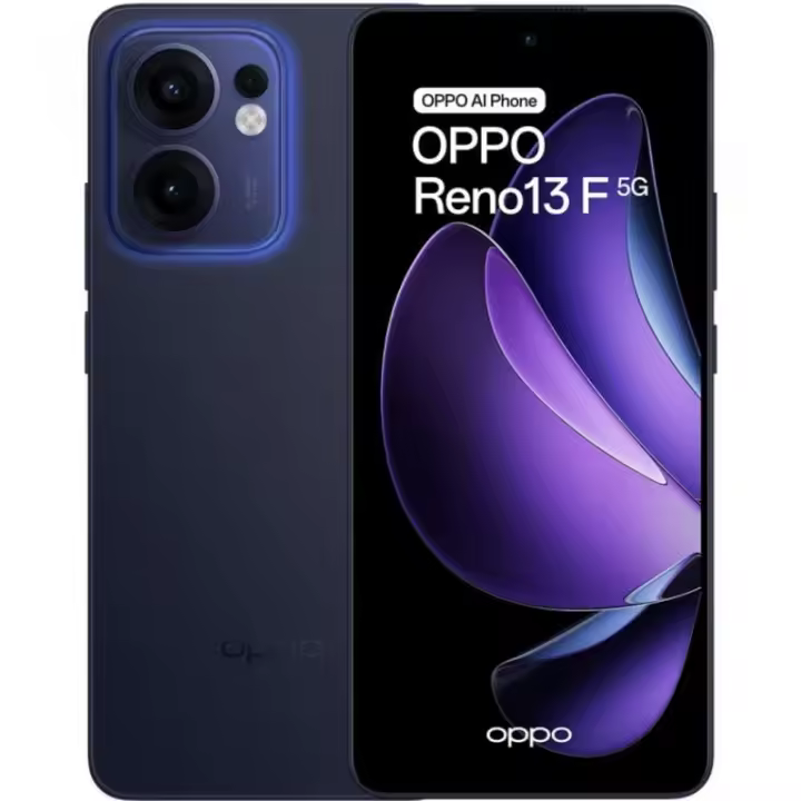 SMARTPHONE - OPPO Reno 13 F, Luminous Blue, 256 GB, 8 GB RAM, 6.67" FHD+ AMOLED, Snapdragon 6 Gen 1, 5800 mAh - 1