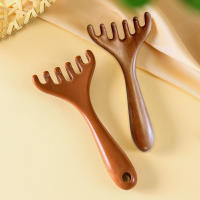 Peine De Masaje Meridiano Cuidado Capilar Conchas De Six-Claw Gua Sha Scraping Massajeador De Dientes Anchos Facial Y Corporal - details 4