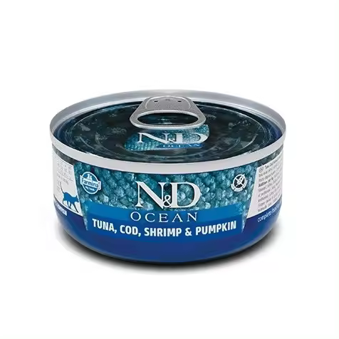 Farmina Nd Ocean Atun Bacalao Y Calabaza Gato Latas 24 X 70 Gr - 1