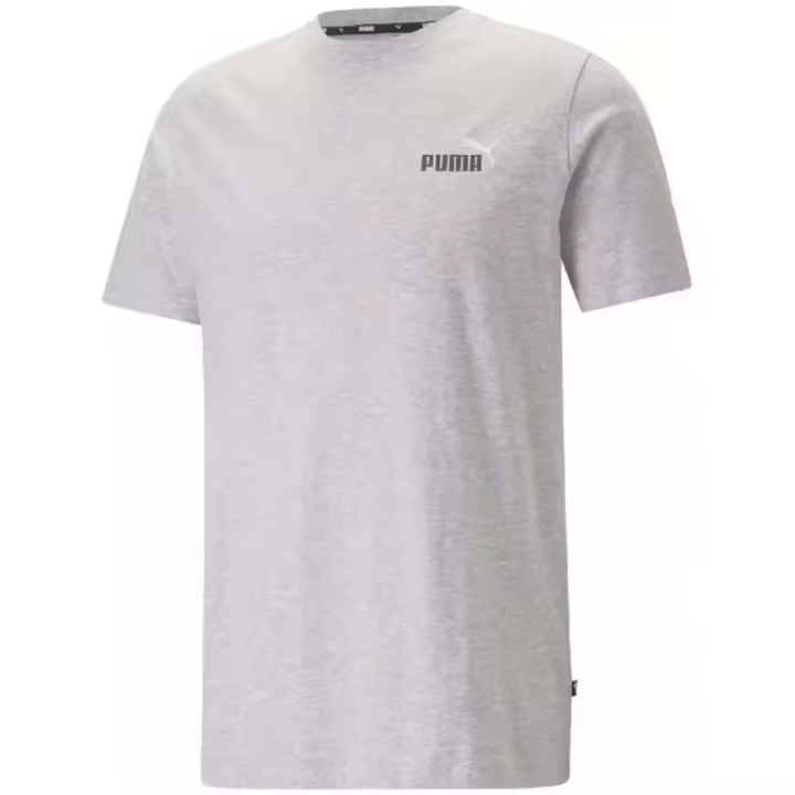 Camiseta de Manga Corta Puma Ess+ 2 Col Small Logo Tee para hombre en color gris - 1