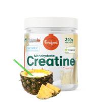 Creatina Creapure Monohidrato en Polvo | 320G | Sabor Piña Colada | Aumento de Masa Muscular y Resistencia | Gran Solubilidad | 100% Vegana | TORAFOOD - details 1