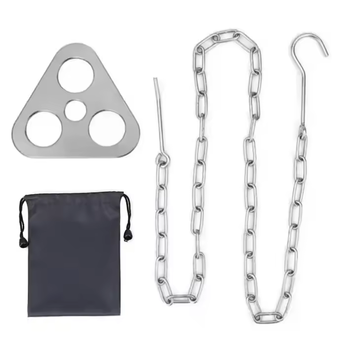 Trípode De Camping Con Soporte De Sartén Multifuncional De Acero Para BBQ Y Fogata Accesorio De Picnic Y Fiesta Al Aire Libre Con Bolsa - 1