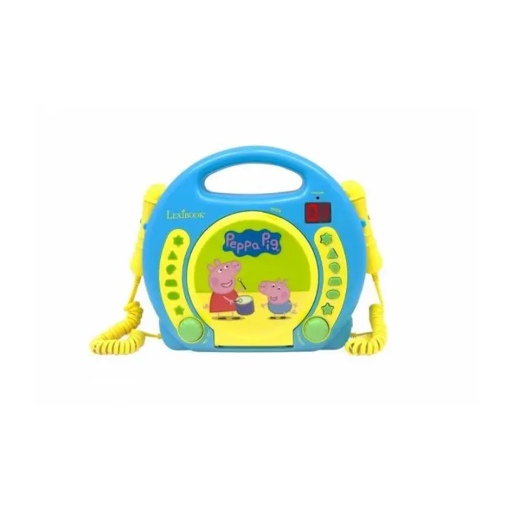 Lector reproductor de CD Karaoke Infantil Peppa Pig de Lexibook - 1