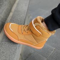 Botas De Ugg Estilo Invernal Para Niños Y Niñas Con Palmas Abiertas Y Forro Quilted Velcro Calientes Suela Antideslizante Para Frío - details 16