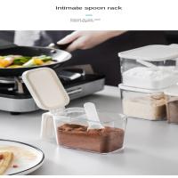 Organizador De Hierbas Para Cocinar Caja De Almacenamiento De Especias Jars De Aromaterapia Contenedor De Pimienta Y Azúcar Estilo Moderno PP - details 17