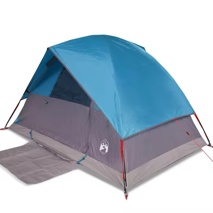 vidaXL Tienda de campaña iglú 2 personas tela opaca impermeable Color Azul,  Gris y naranja,  Verde y mas - 1