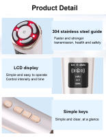Masajeador Facial RF EMS Con Terapia De Luz LED Elevación De Pecho Dispositivo Multifuncional Rejuvenecimiento De Piel Eliminación De Arrugas Herramienta De Cuidado De La Piel - details 9
