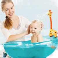 Juguetes de Baño para Bebés Giraffe Eléctricos con Rociador de Agua Juguetes de Piscina para Recién Nacidos y Niños Pequeños Peluquería de Juegos Seguros para Niños - details 3
