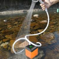 Showers De Camping Portátiles Eléctricos Con Bomba Y Pantalla Digital IPX7 Impermeable Para Actividades Al Aire Libre Y Senderismo - details 5