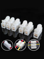 Conectores De Cable Sin Soldar 1P 2P 20/50Pcs Bloque De Terminales Sin Tornillo Pinza Elástica Para Electricidad - details 0