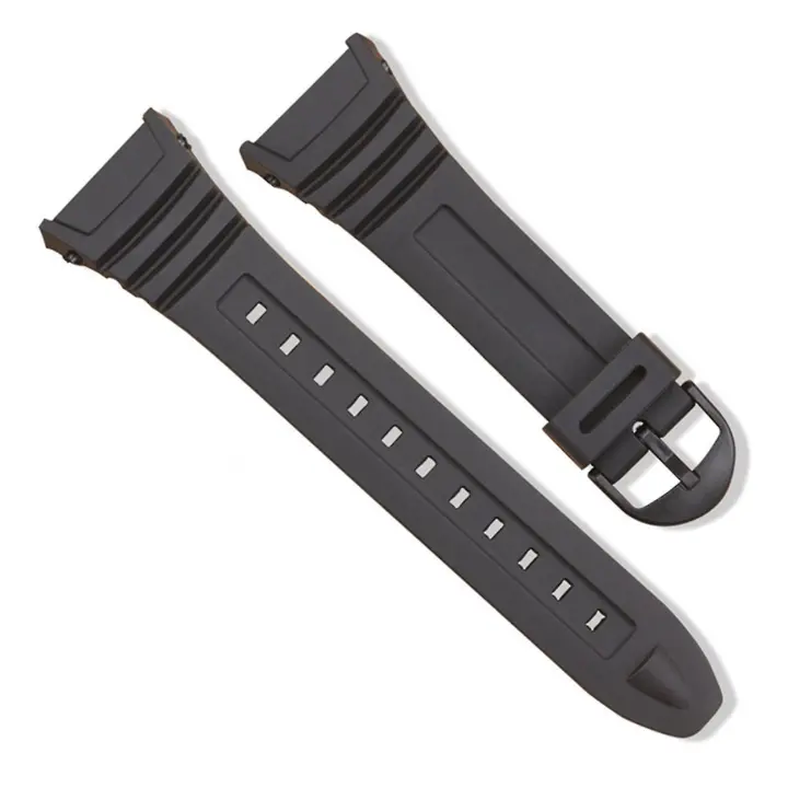 Correa de reloj deportivo de silicona suave, transpirable e impermeable, de repuesto para Casio W-96H. - 1