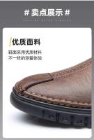 Zapatos De Cuero Para Hombre Mocasines Sueltos Antideslizantes Transpirables Para Conducir Y Trabajar En Oficina Y Caminar - details 9