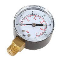 Medidor De Presión De Agua Para Filtro De Piscina 0~60psi 0~4bar Manómetro Hidráulico Con Tapa De Acero Inoxidable Y Escala Gruesa 1/4" NPT - details 9