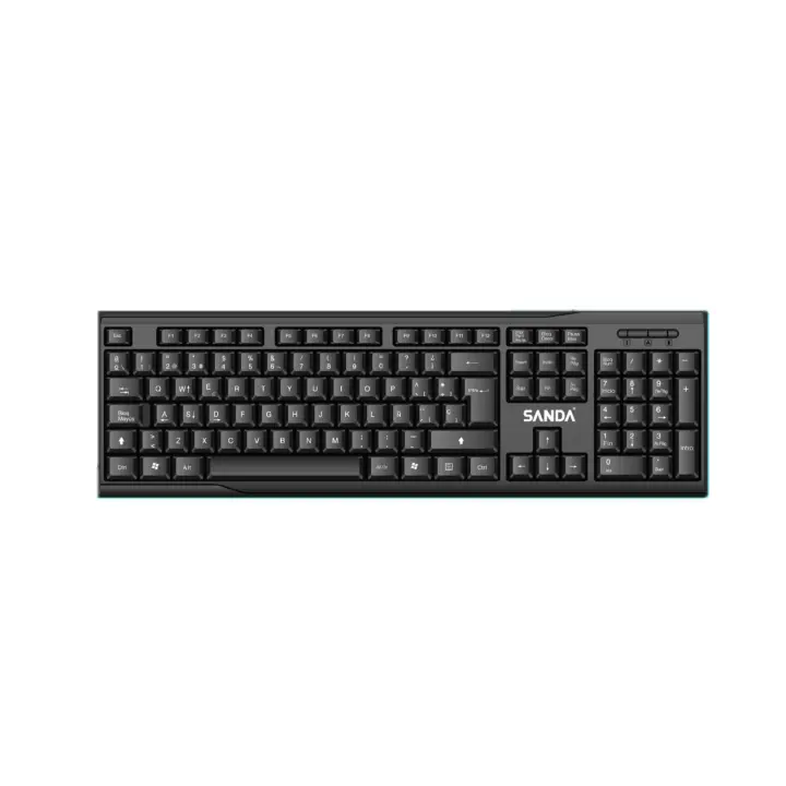 Sanda Teclado USB Alta Velocidad Diseño Multilenguaje Impermeable - 1