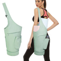 Bolsa para Esterilla de Yoga de gran Aperture, WIDE, with Bolsillo impermeable y Cordón ajustable para botellas de Agua. - details 7