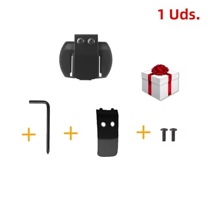 EJEAS V6 Pro/V4 Soporte De Moto Bluetooth Para Casco Metal 3.5mm Accesorios Para Interfono Vnetphone Teleheer Regalo - 1