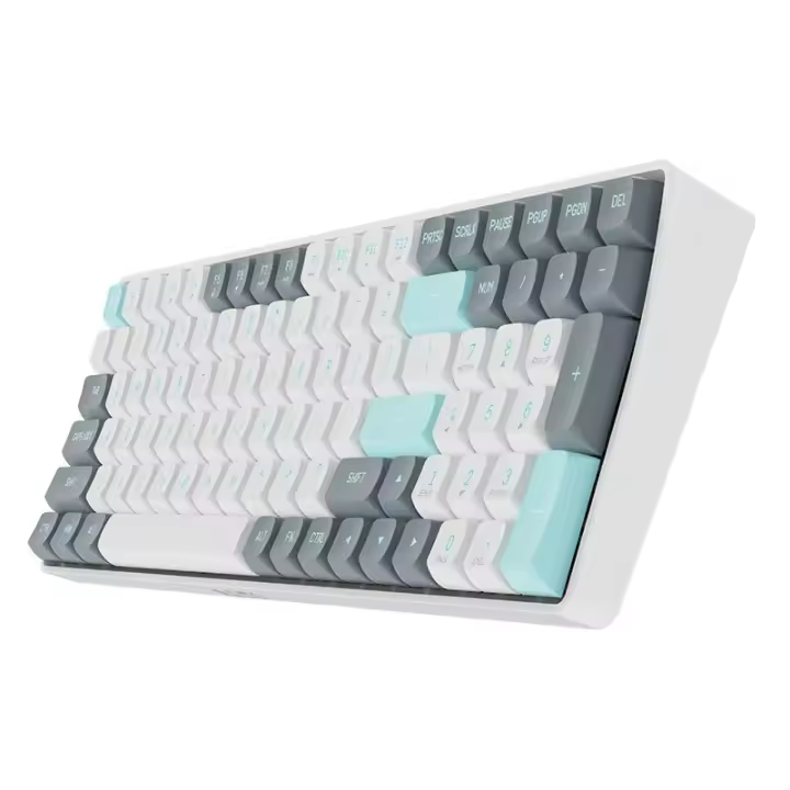 Teclado mecánico Aigo GD101 100 Teclas con cable USB y conexión inalámbrica 2,4 Para juego y oficina compatible con PC y portátil - 1