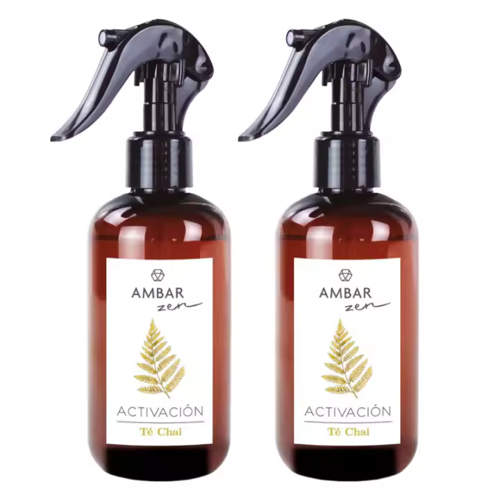 LILI HOME Pack de 2 Mikados Ambar y Cedro 40ml y más combinaciones para elegir - Despertar el Alma y Conectar con la Esencia. Una fragancia ambarada y oriental que comienza con notas frescas y coníferas que van adquiriendo un acento especiad - 1