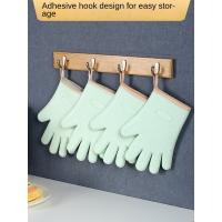 Nueva mano hornear Guantes De silicona Horno microondas hornear Cocina anti-escaldadura antideslizante silicona barbacoa Horno olla titular - details 5