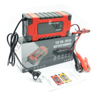 Cargador De Batería De Coche Automático 12V 10A 7 Etapas Rápida 6-180Ah Para AGM GEL WET Batería De Ácido Plomo Con Pantalla LCD - details 16