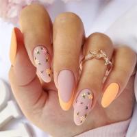 24Pcs Uñas Postizas Blancas En Gradiente Impermeables Presión En Uñas Falsas Cubiertas Completas Reutilizables Para Niñas Diseños Profesionales De Uñas Artísticas - details 20