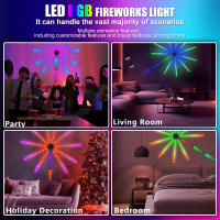 Tira De LED RGBIC Colorida Con Control Por Voz Y Timer Para Ambiente Fuegos Artificiales USB Para Decoración De Hogar Y Musica - details 19