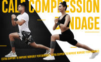 1Pcs Torno De Compresión Elástica Para Rodilla Y Codo Soporte Deportivo Músculo Protector De Banda De Compresión Para Ejercicio - details 1
